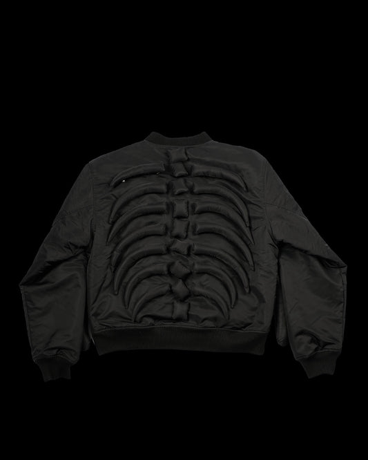 Detachable Alien Bones Bomber Jacket